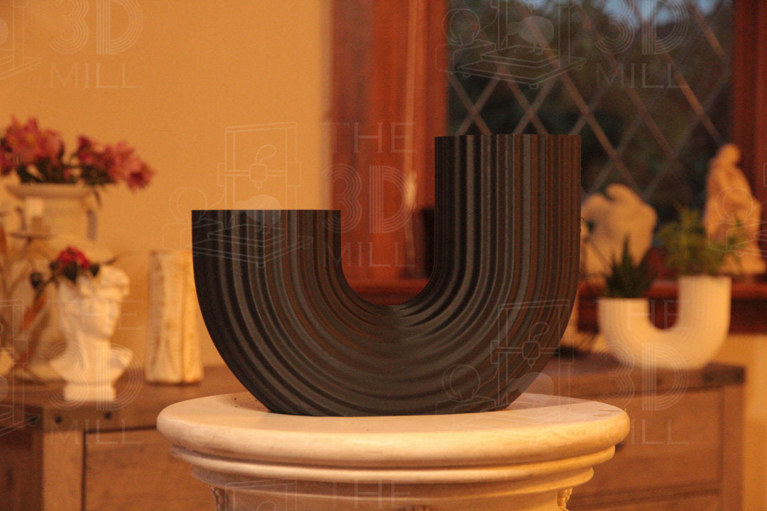 Modern Dual Indoor Planter