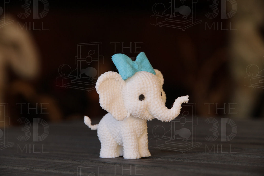 Elephant with Bow