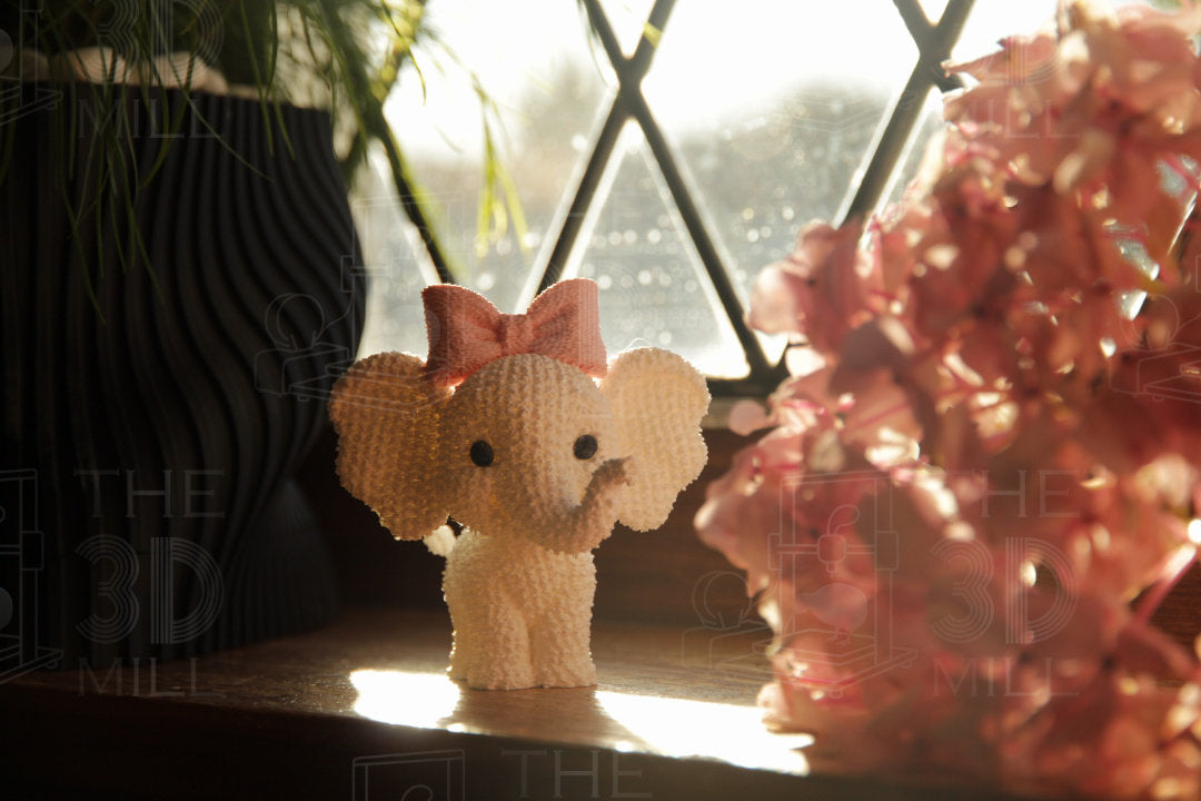 Elephant with Bow