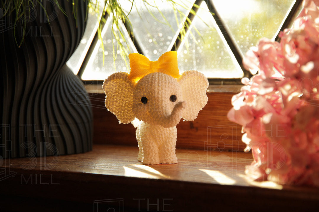 Elephant with Bow