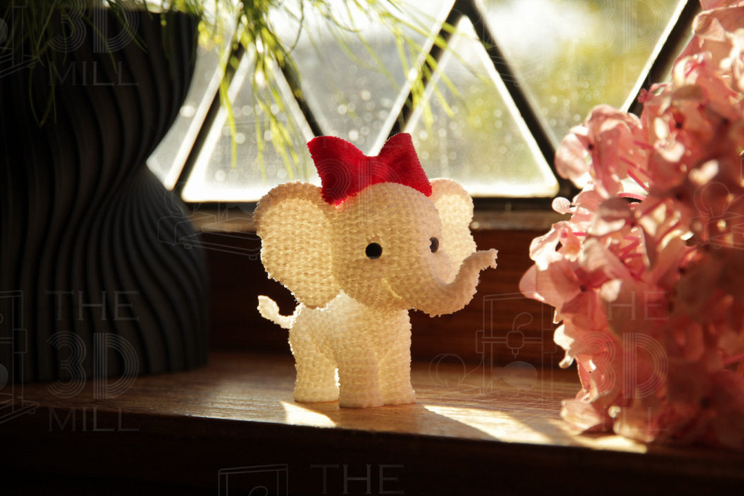 Elephant with Bow