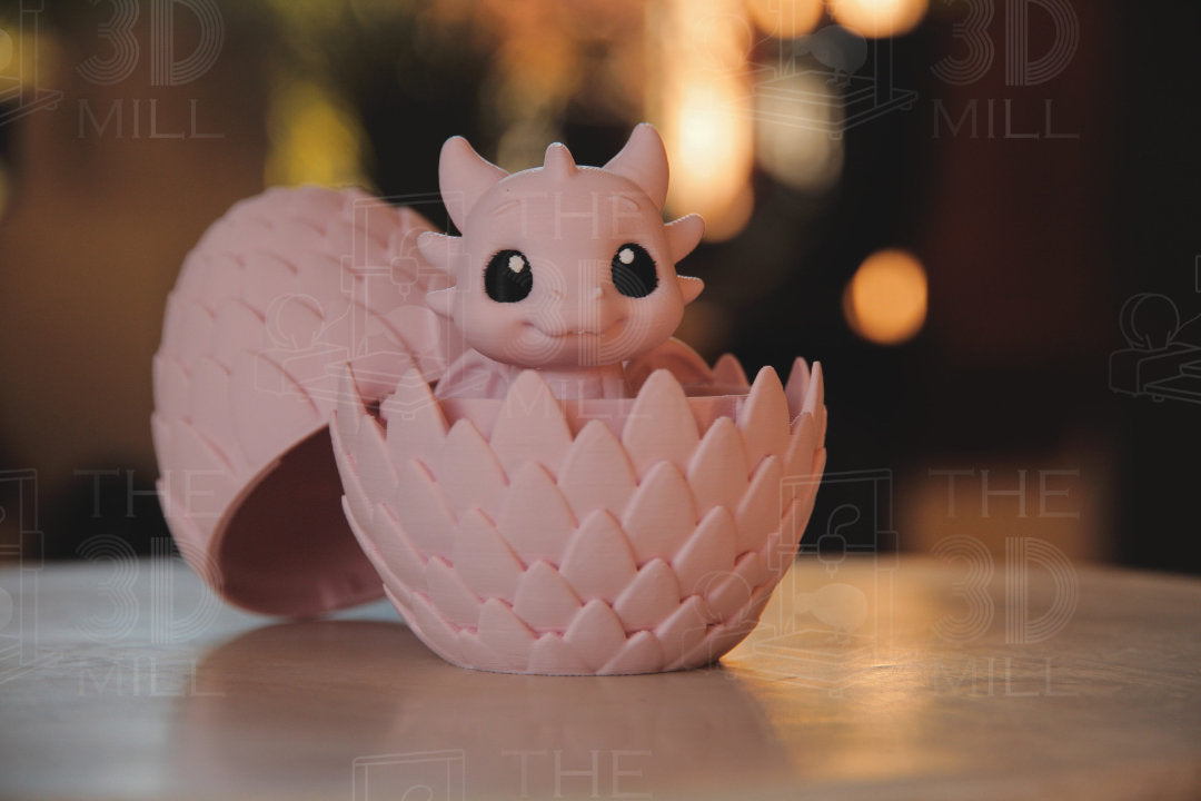 Baby Dragon with Egg