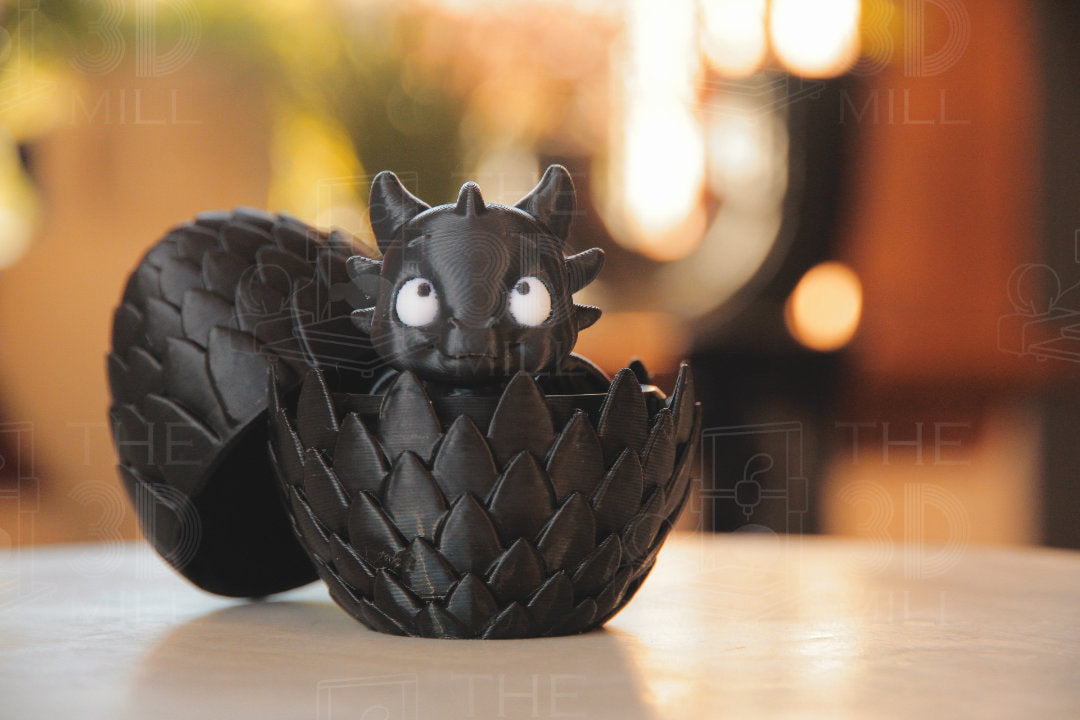 Baby Dragon with Egg