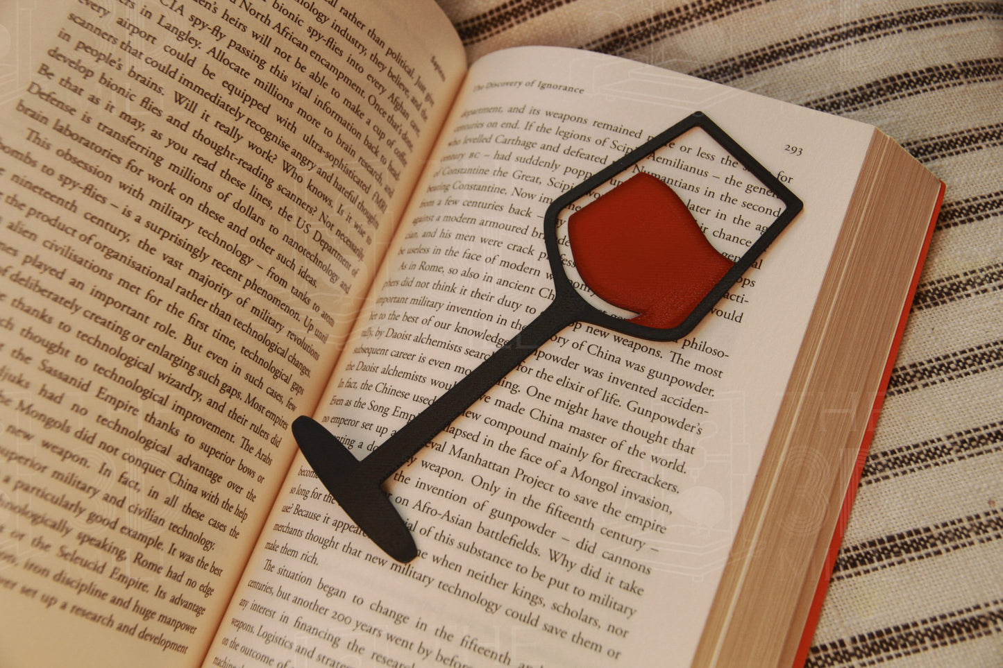 Wine Glass Bookmark