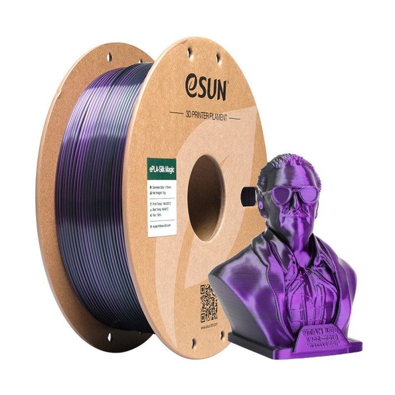 eSun Dual-Color ePLA-Silk Magic Filament - 1KG