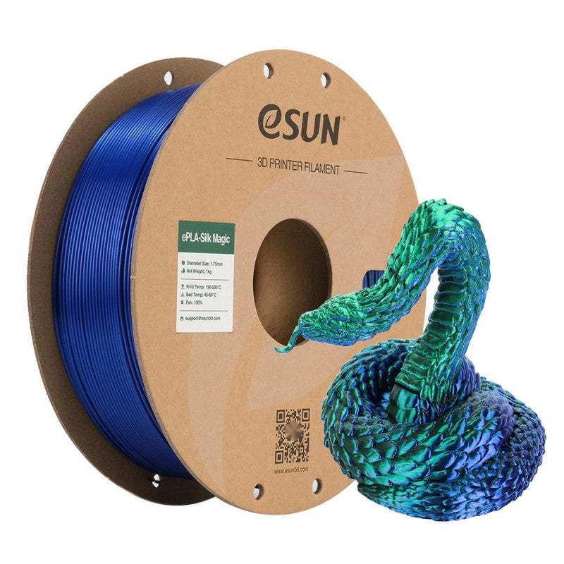 eSun Dual-Color ePLA-Silk Magic Filament - 1KG