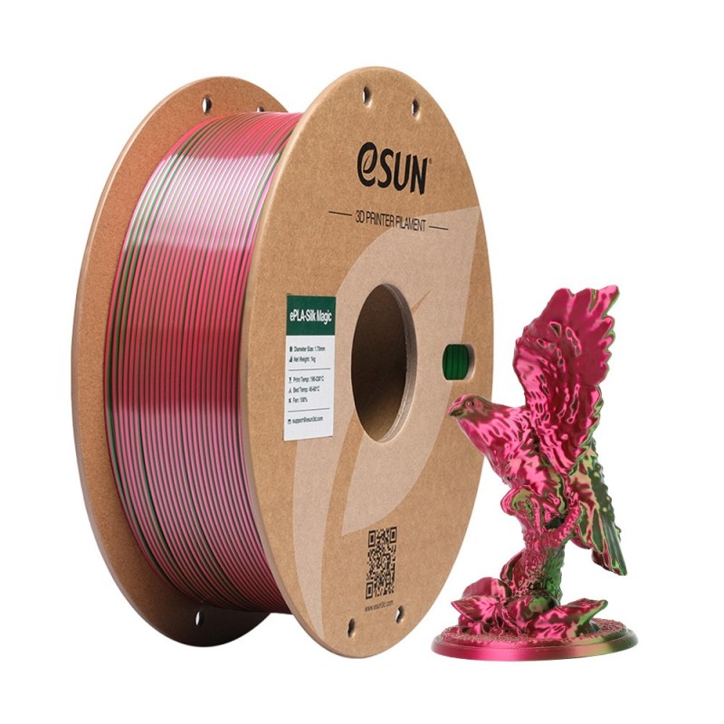 eSun Dual-Color ePLA-Silk Magic Filament - 1KG