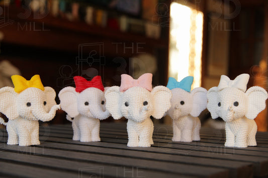 Elephant with Bow