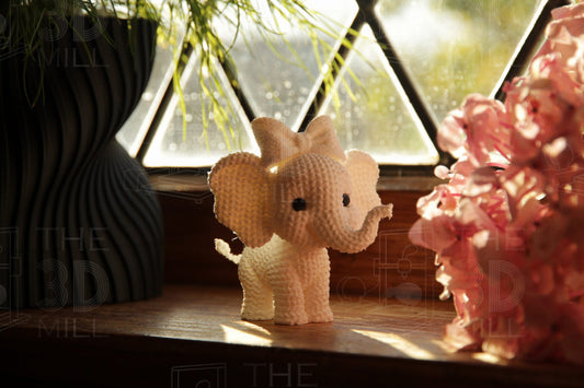 Elephant with Bow