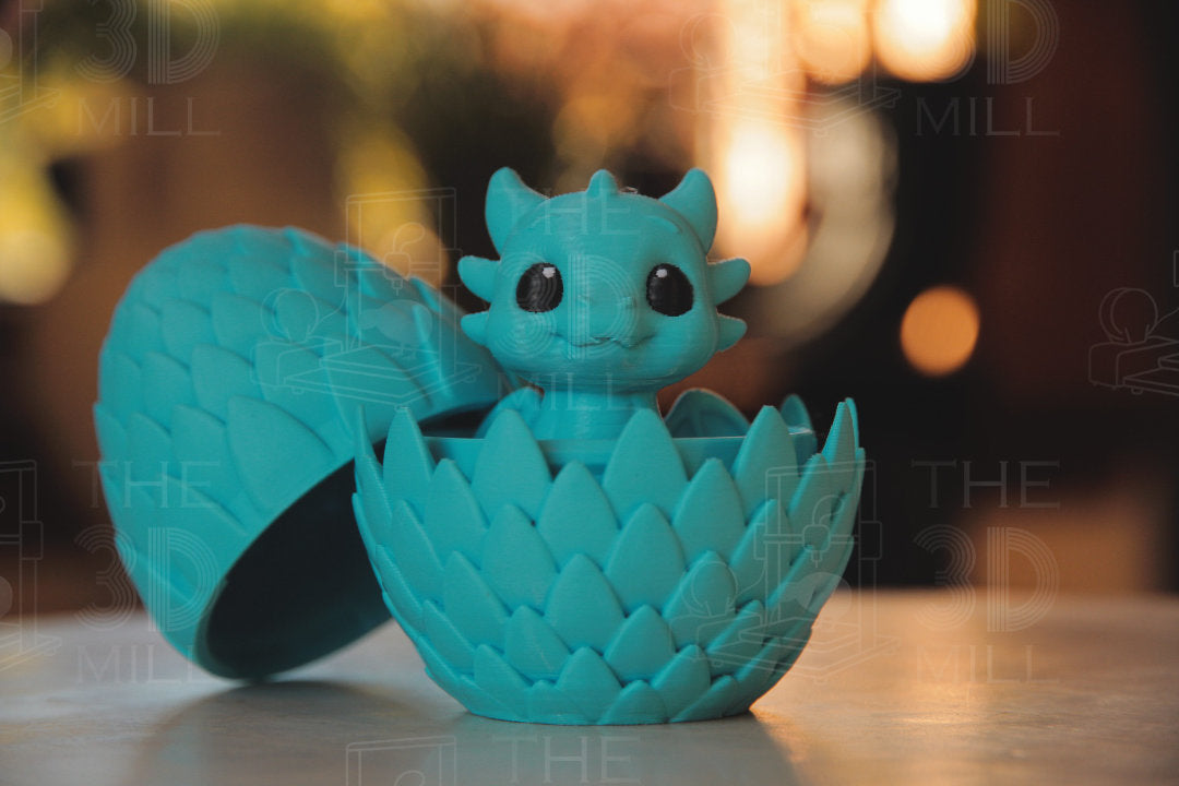 Baby Dragon with Egg