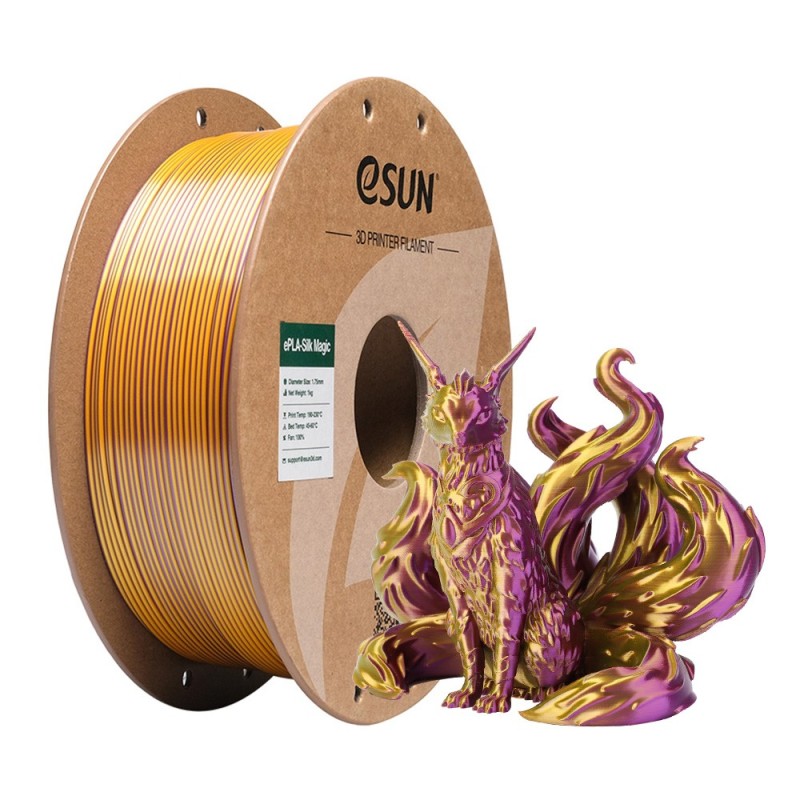 eSun Dual-Color ePLA-Silk Magic Filament - 1KG